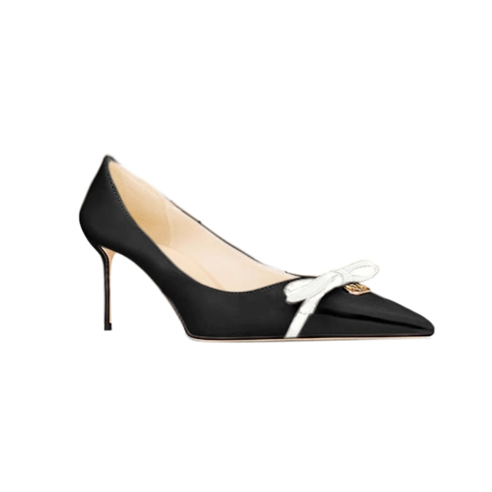 LUVTO Bow Mid Heel Pumps - 6cm
