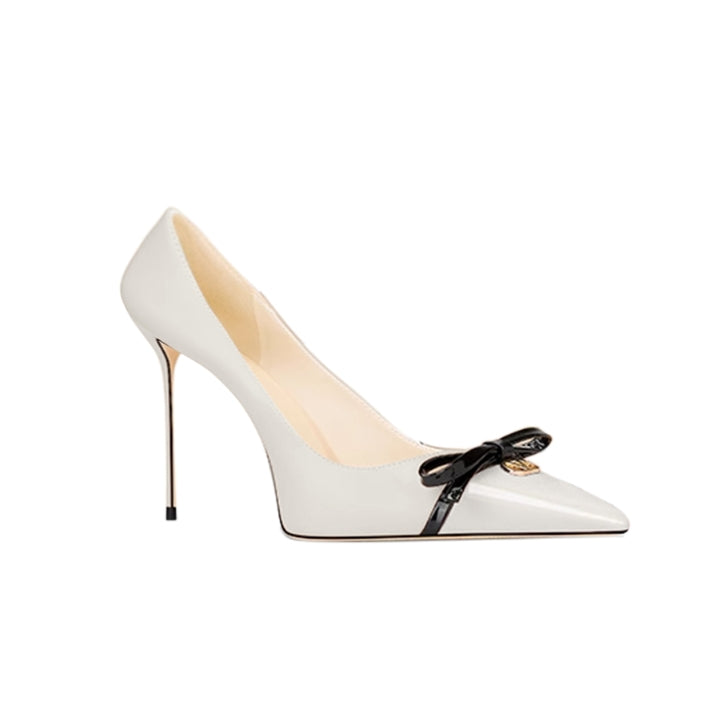 LUVTO Bow Mid Heel Pumps - 8cm
