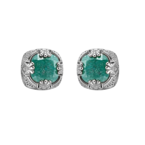 MEDLO Gem Ear Stud Earrings - Pair