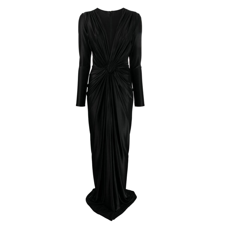 MUIVA Deep V Evening Dress Gown