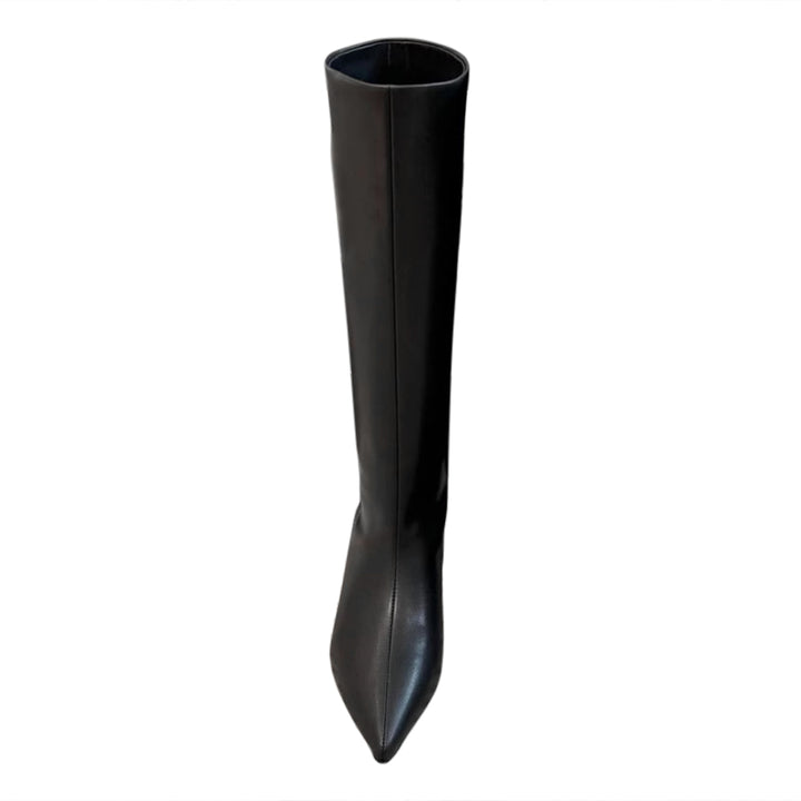 MUVIE Kitten Heel Knee High Boots