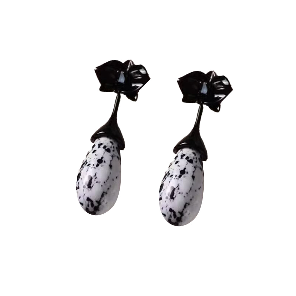 NAIVO Flower And Drop Earrings - Pair