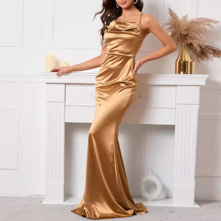 NASVA Cami Maxi Evening Dress Gown