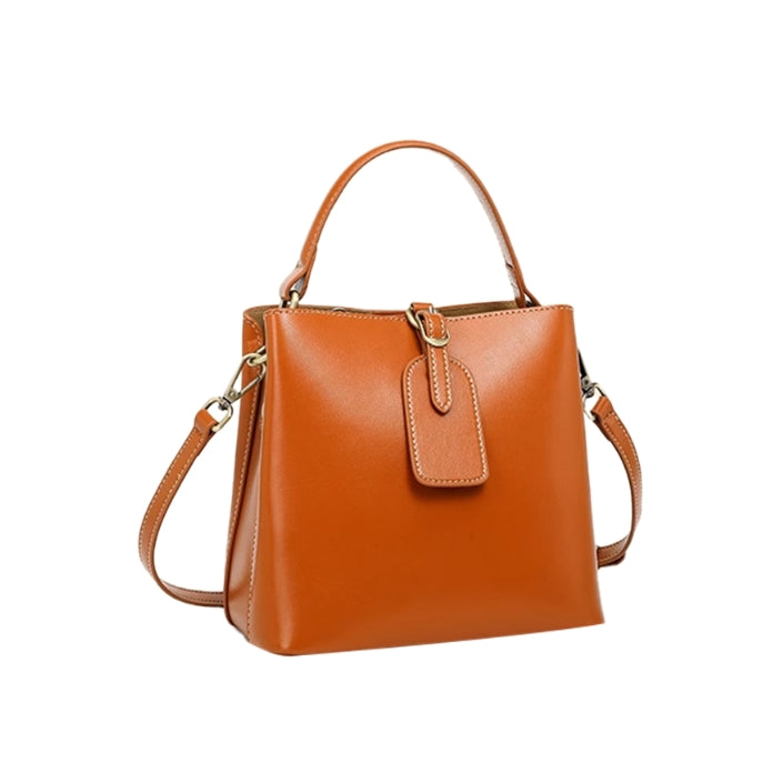 NASVI Buckled Bucket Bag