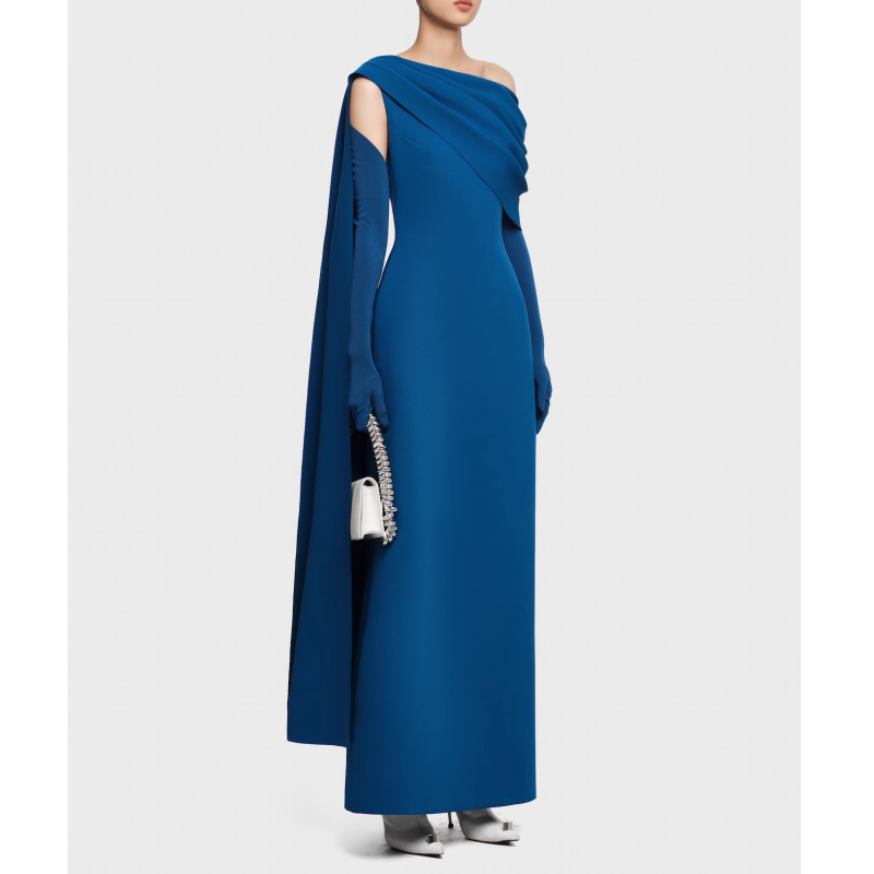 NAVCT Off-Shoulder Evening Dress Gown