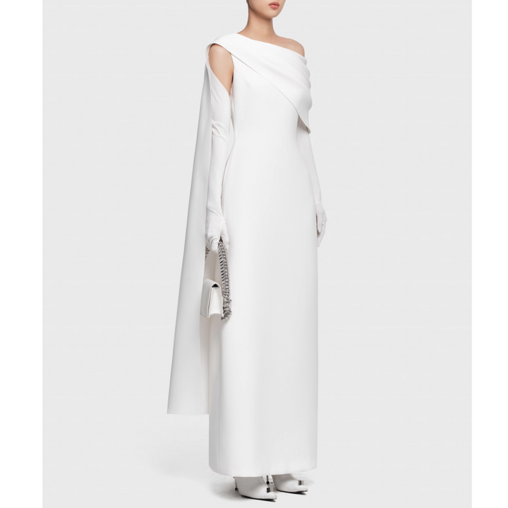 NAVCT Off-Shoulder Evening Dress Gown