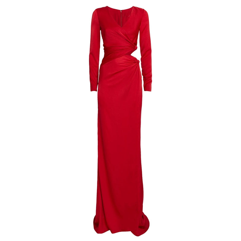 NAVIR Cut Out Evening Dress Gown