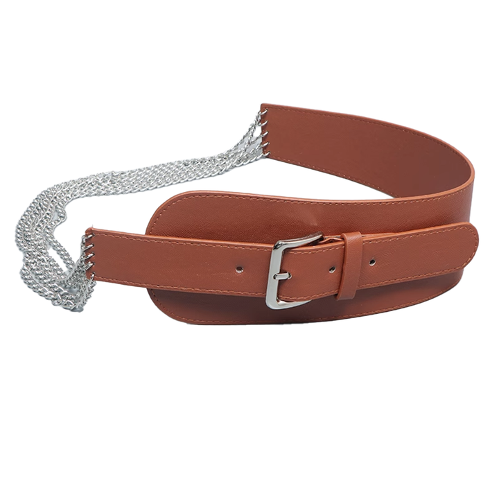 NAXIN Buckled Chain Girdle Belt