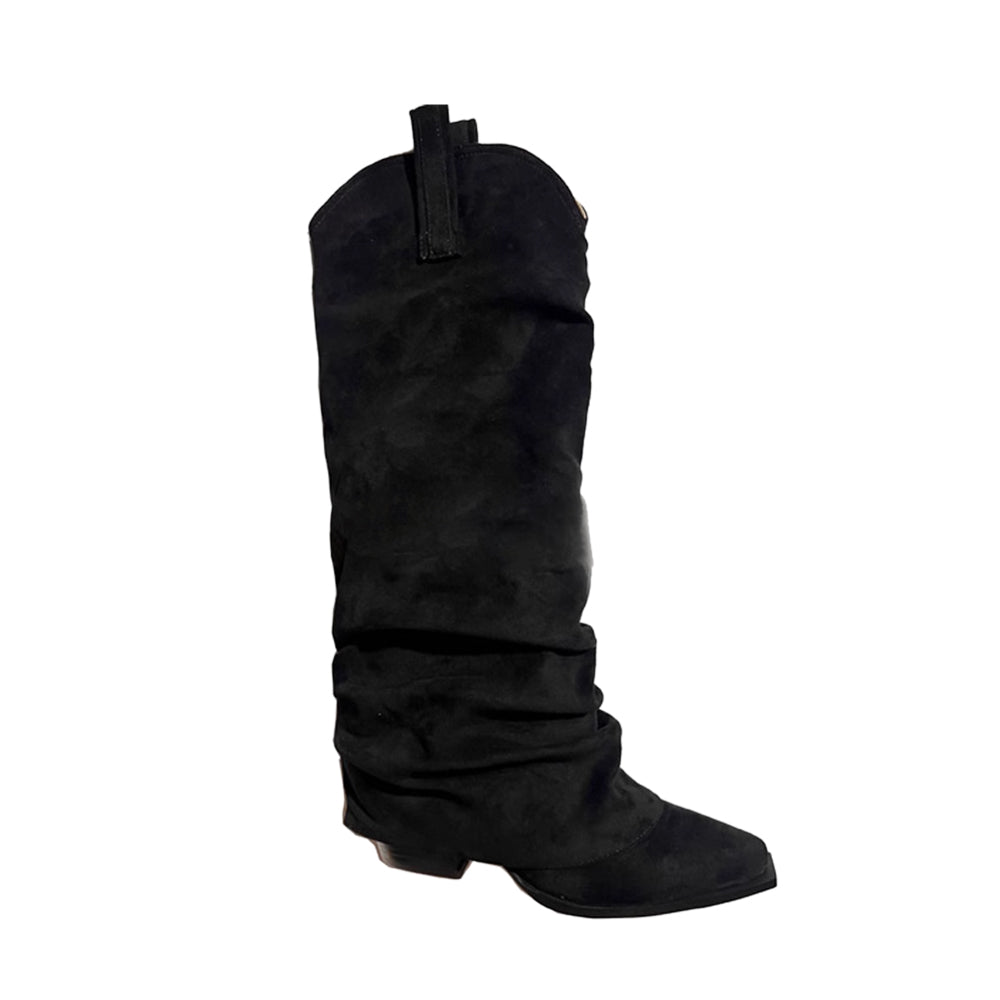 NECLA Suede Knee High Boots