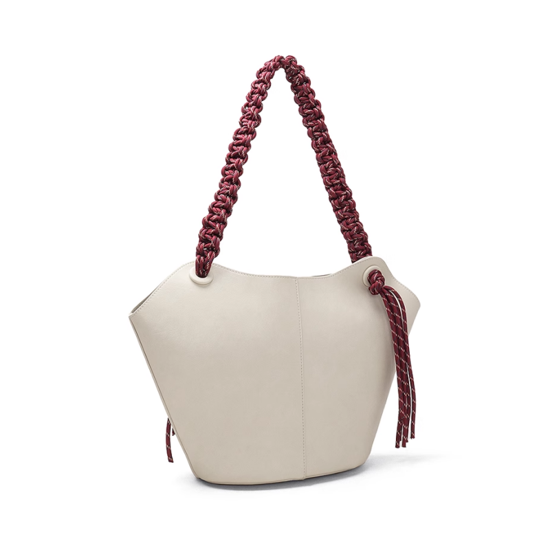 NEIDA Leather Bucket Bag