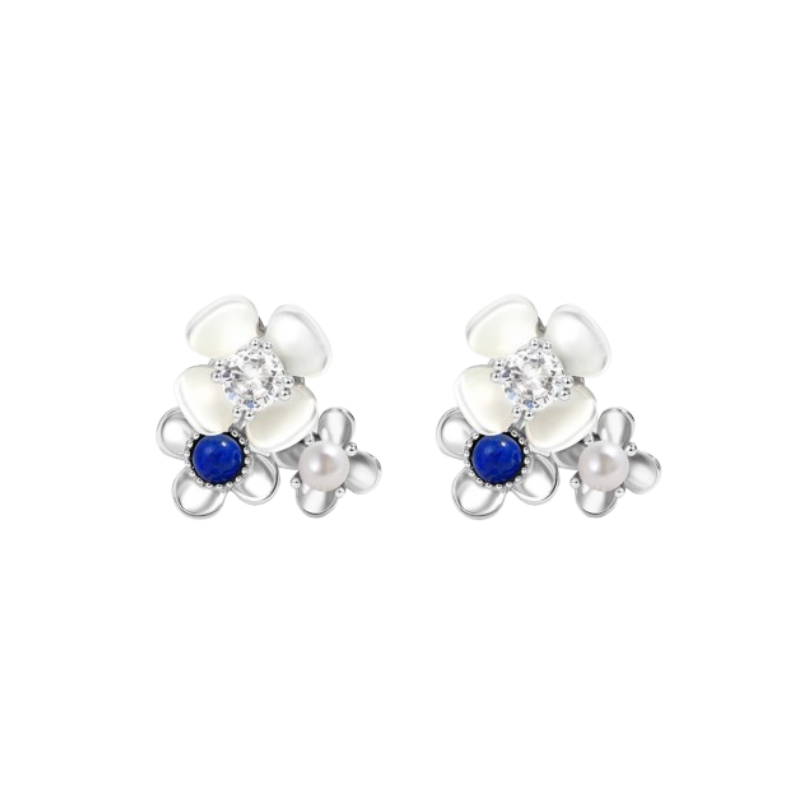 NEMTA Flower Ear Studs Earrings - Pair