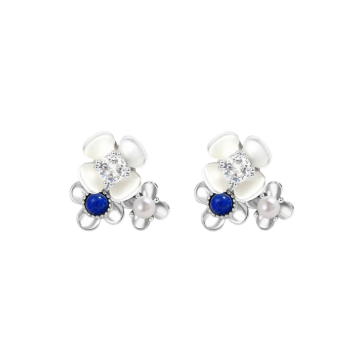 NEMTA Flower Ear Studs Earrings - Pair
