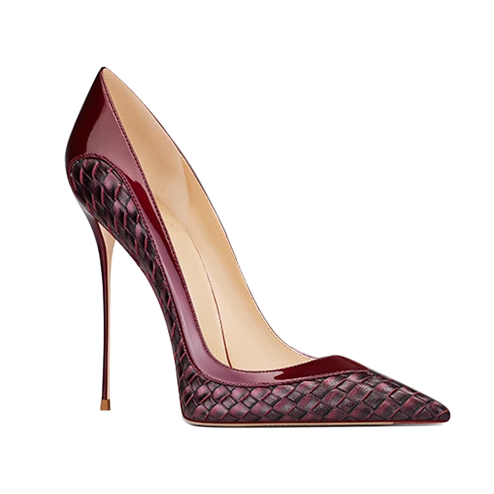 NETCU Braided High Heel Pumps - 10cm