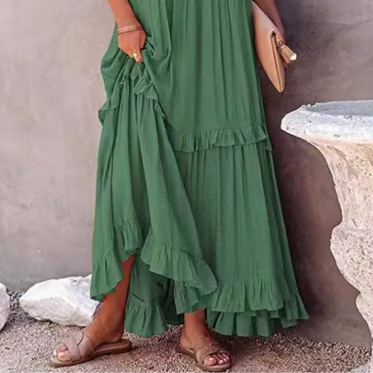 NOHAN Ruffled Maxi Dress