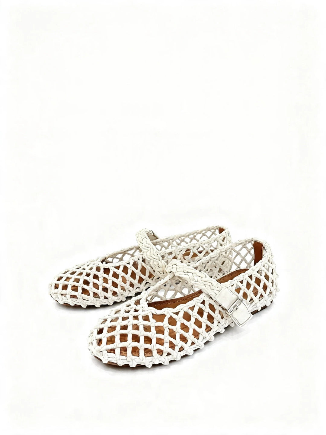 NOVIE MESH FLAT BALLET SHOES