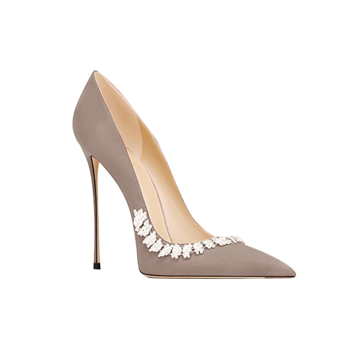 NOVKI Diamante High Heel Pumps - 10cm