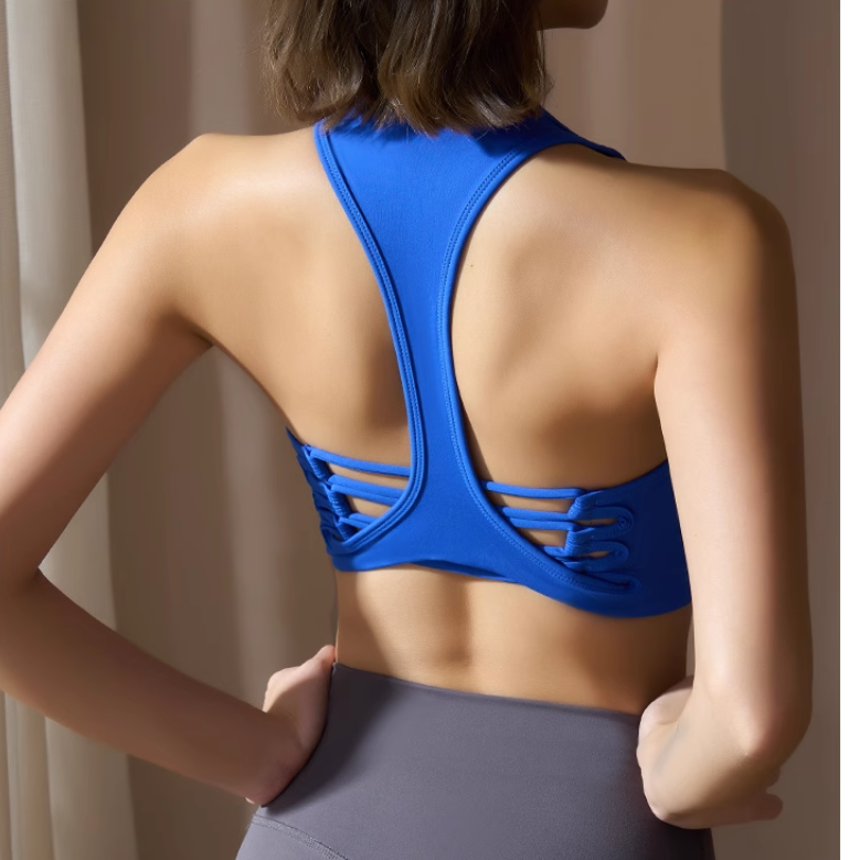 NUCKI Yoga Pilates Cut Out Fitted Sports Bra