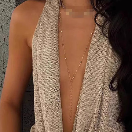 NUDLG Deep V Mini Dress