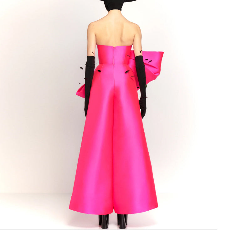 NODSA Bow Tube Evening Dress Gown