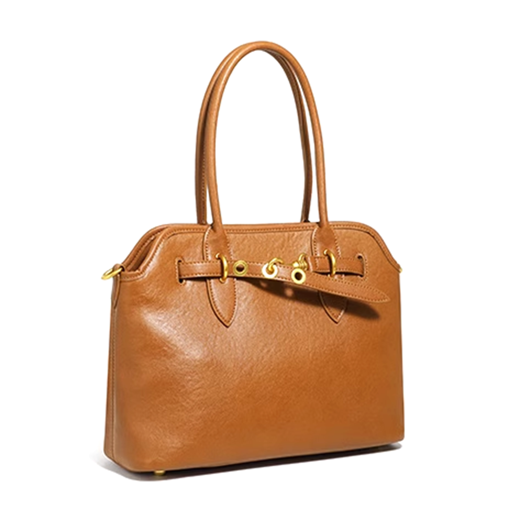 NUECI Leather Tote Bag