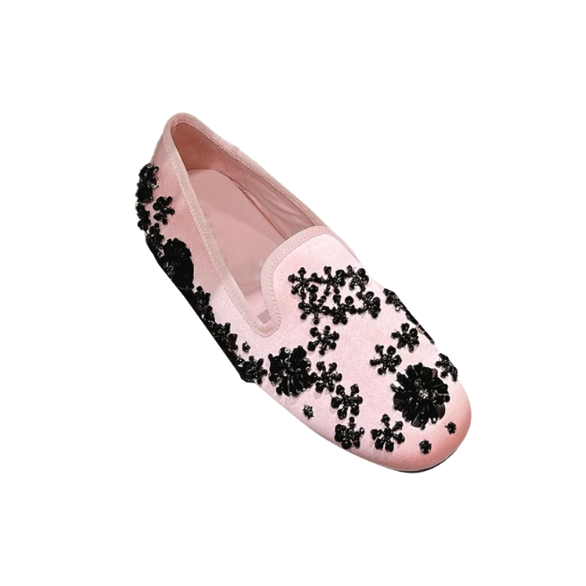 NUIDO Beaded Flats