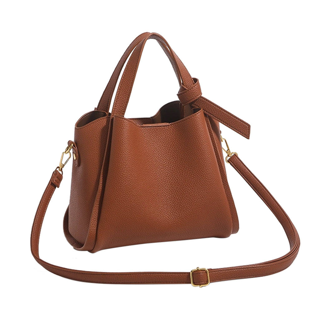 NUTEC Leather Bucket Bag