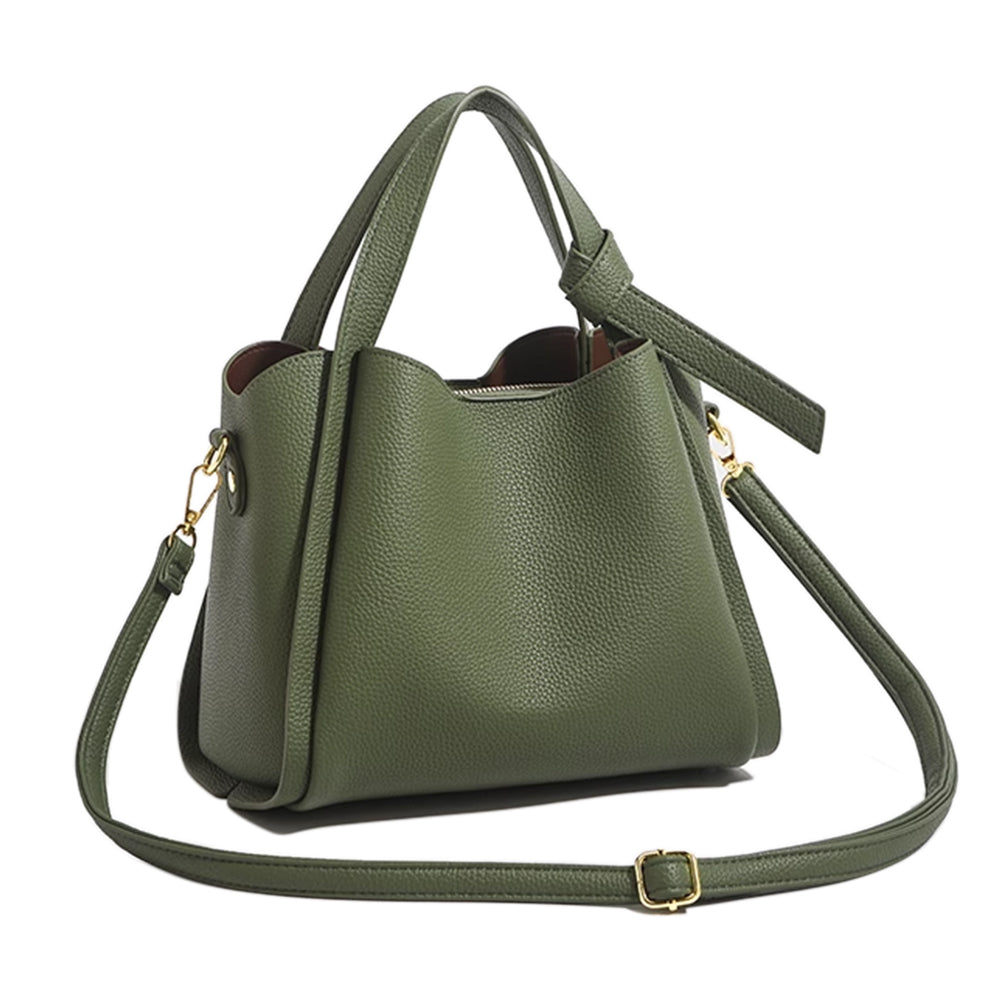 NUTEC Leather Bucket Bag