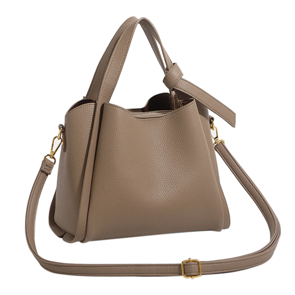 NUTEC Leather Bucket Bag