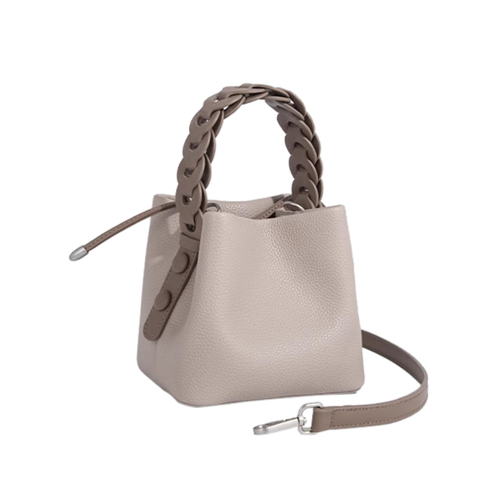 NVOLE Leather Bucket Bag