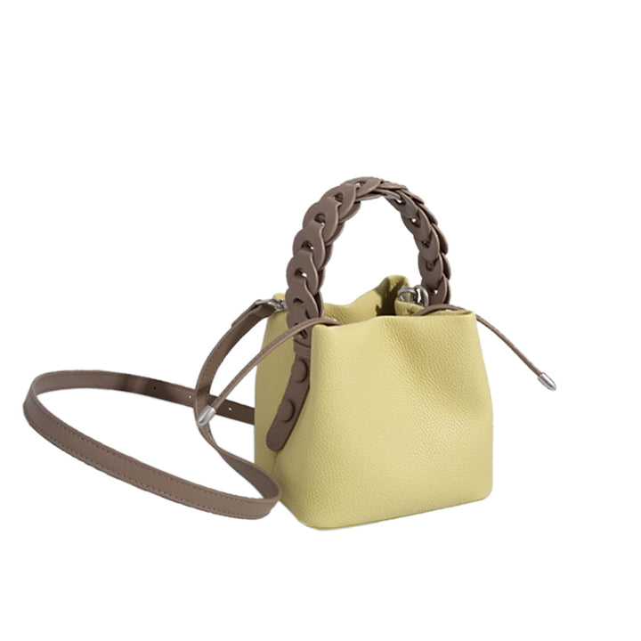NVOLE Leather Bucket Bag