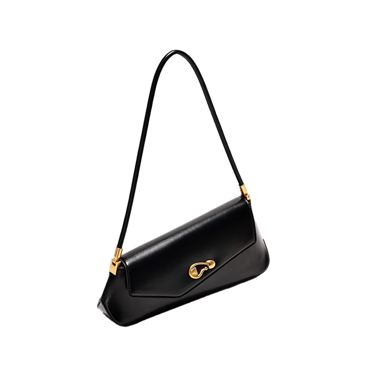 PELOT Metal Lock Cross Body Bag
