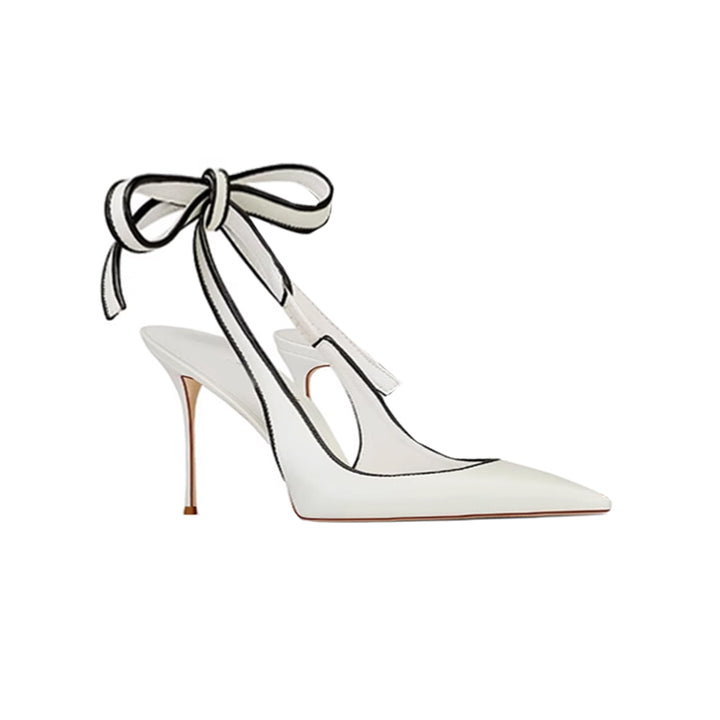 PESOR Lace Up Slingback Mid Heel Sandals - 6cm