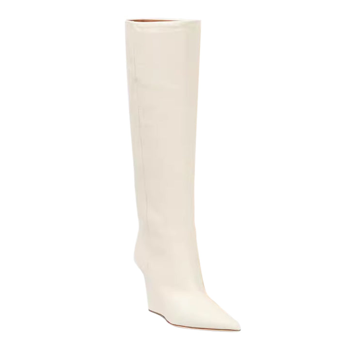 PUCEY Wedged Heel Knee High Boots