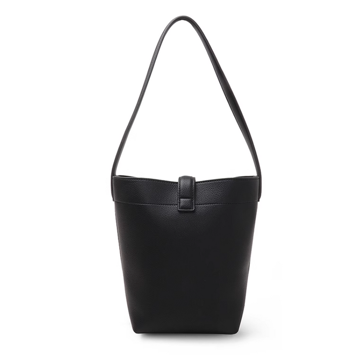 QAITV Metal Lock Bucket Bag