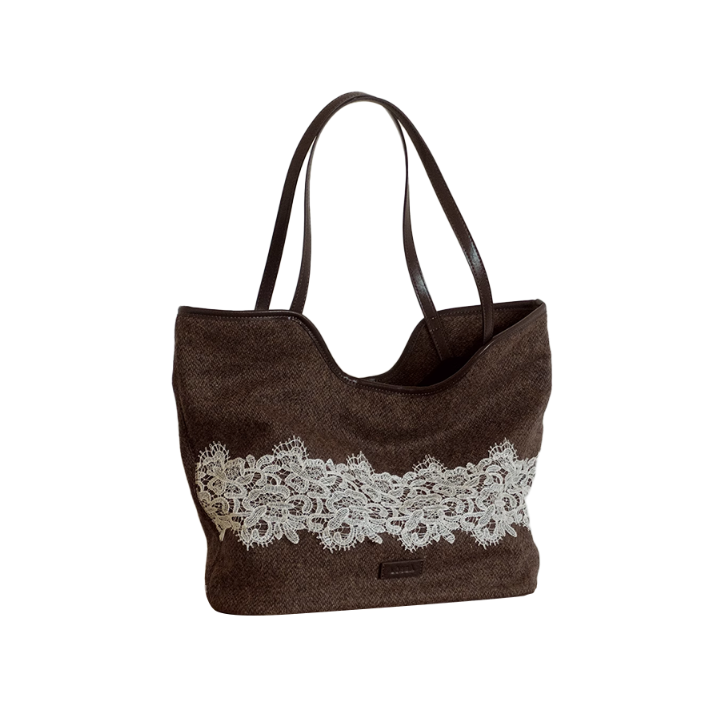 QROCI Lace Tote Bag