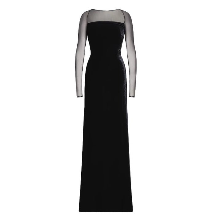 QUIVA See-Through Evening Dress Gown