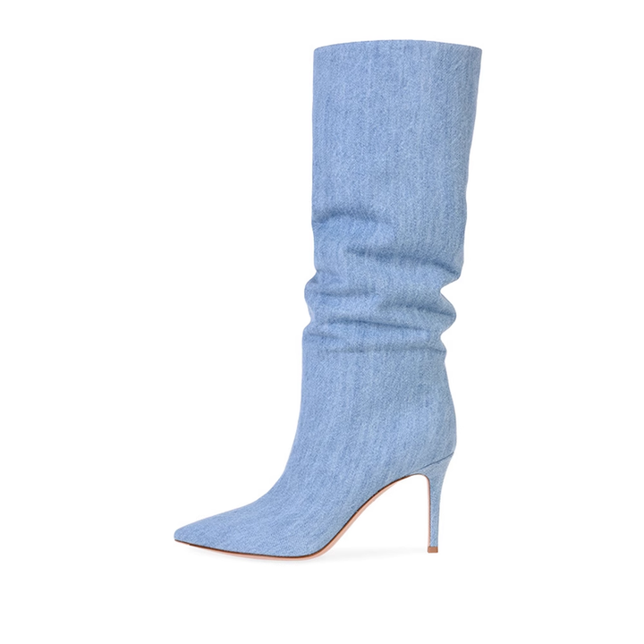 RADCE Stiletto High Heel Knee High Boots