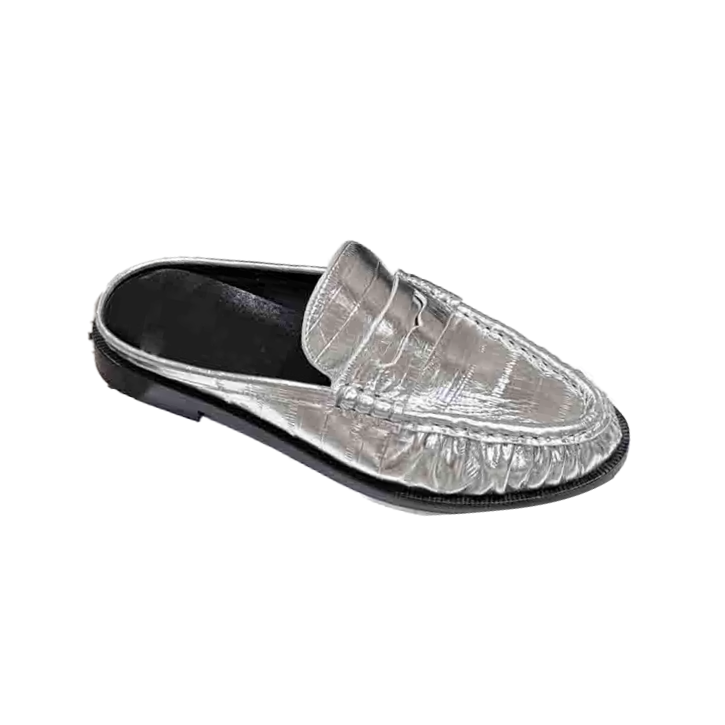 RAEFU Leather Slippers Slides