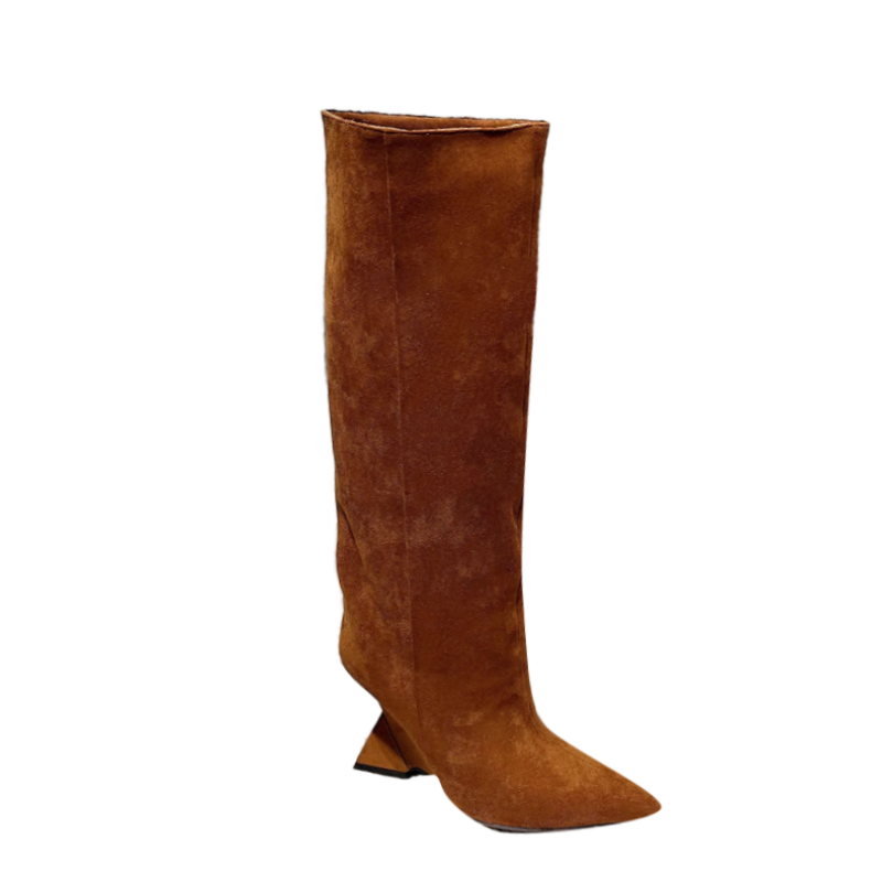 RAIVE Sculptured Heel Over The Knee Boots