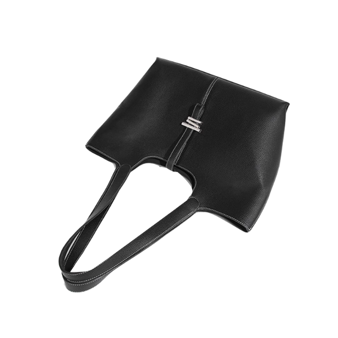 RALLO Leather Oversized Tote Bag