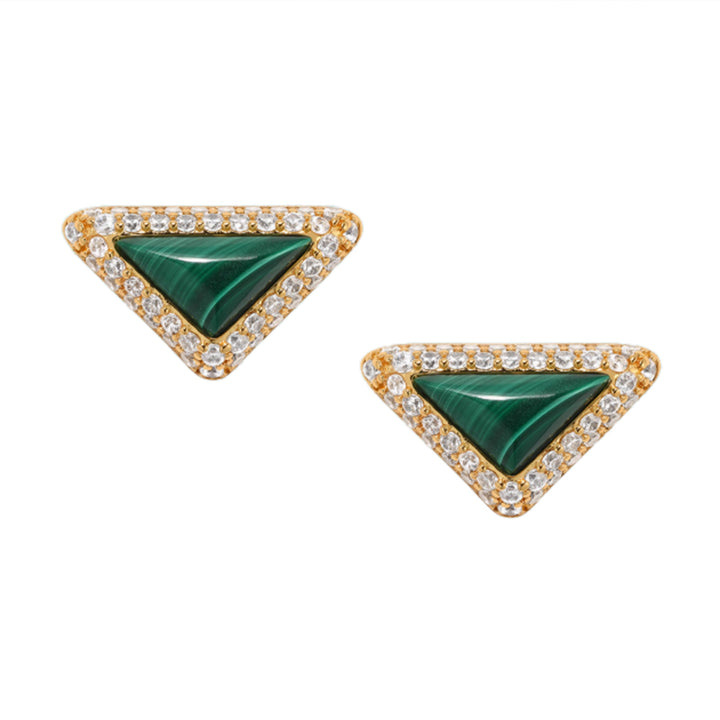 RALUE Diamante Triangle Earrings - Pair