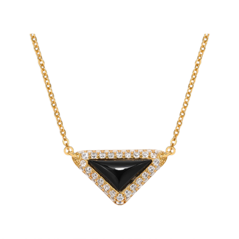 RALUE Diamante Triangle Necklace