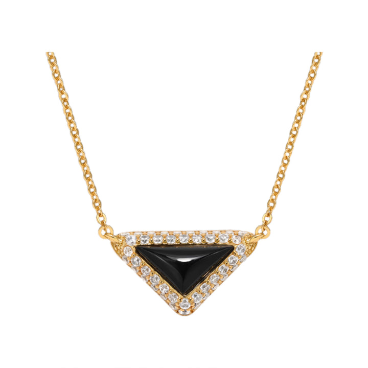 RALUE Diamante Triangle Necklace