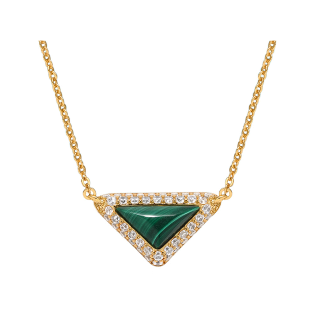 RALUE Diamante Triangle Necklace