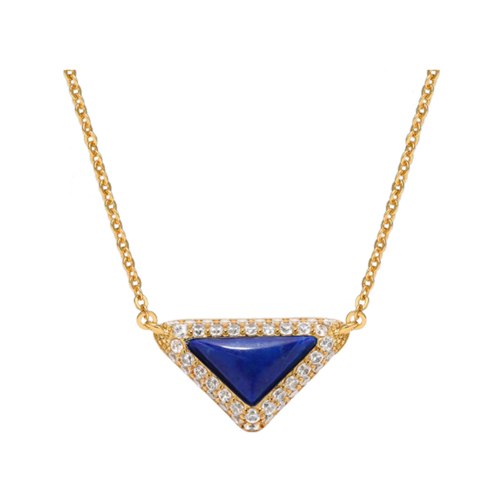 RALUE Diamante Triangle Necklace