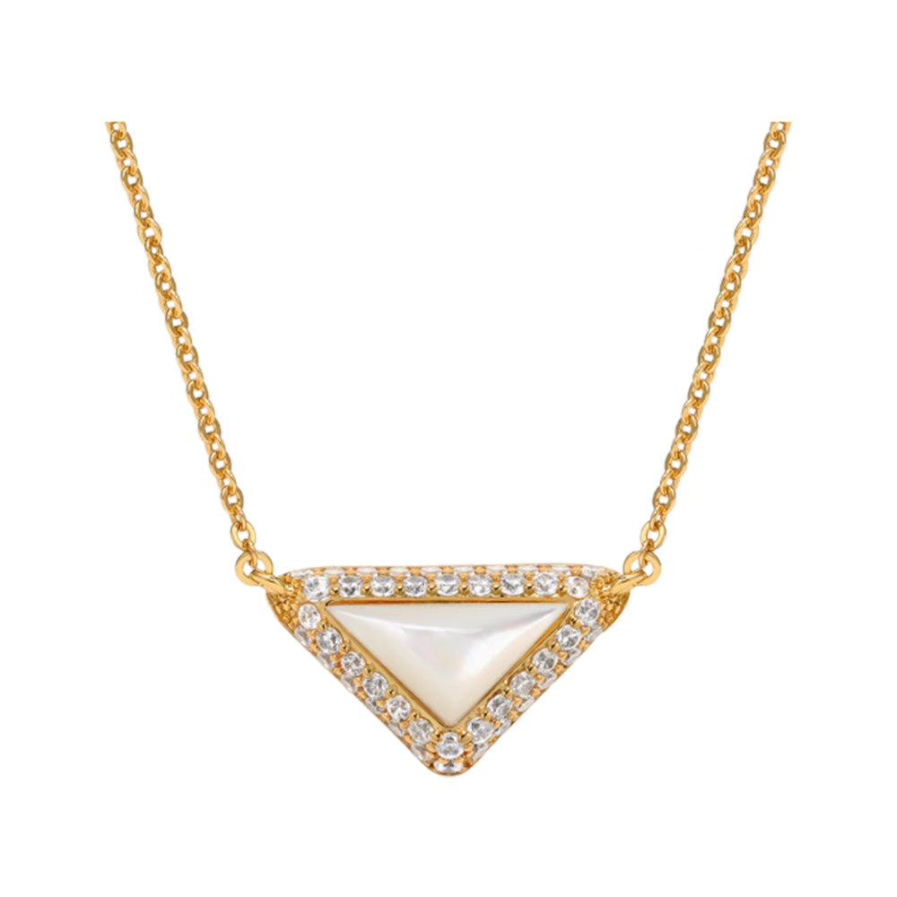 RALUE Diamante Triangle Necklace