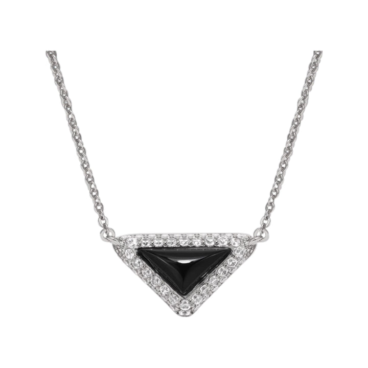 RALUE Diamante Triangle Necklace