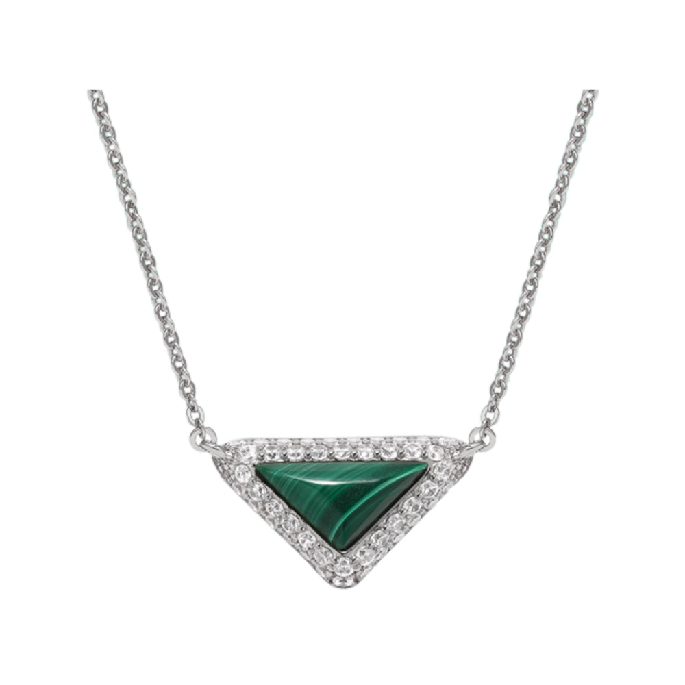 RALUE Diamante Triangle Necklace