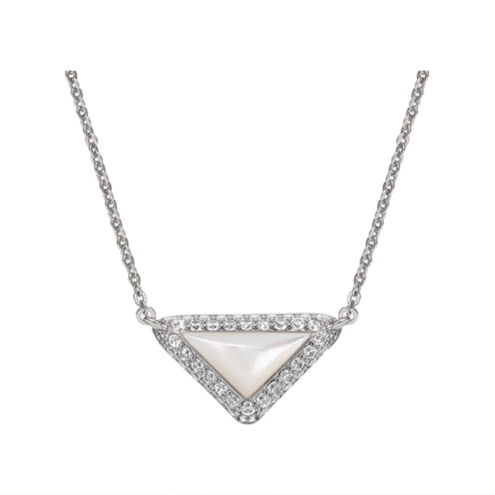 RALUE Diamante Triangle Necklace