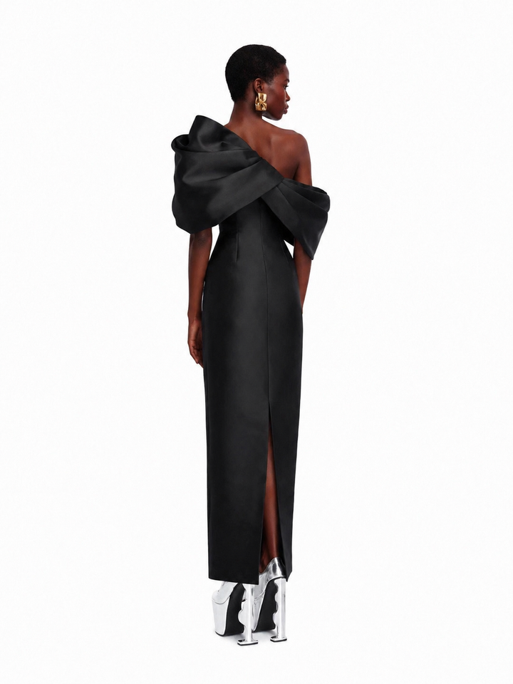 RECCV Off-Shoulder Evening Dress Gown
